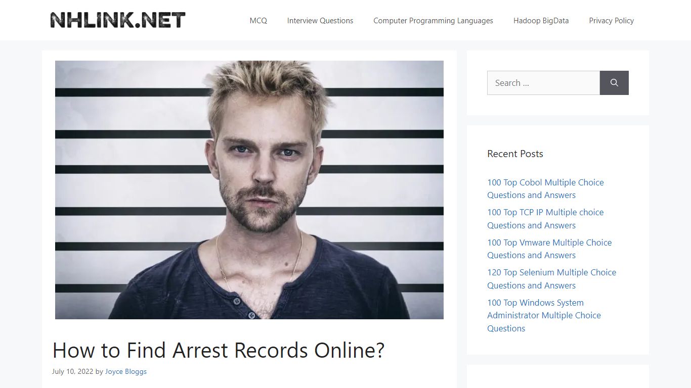How to Find Arrest Records Online? - nhlink.net